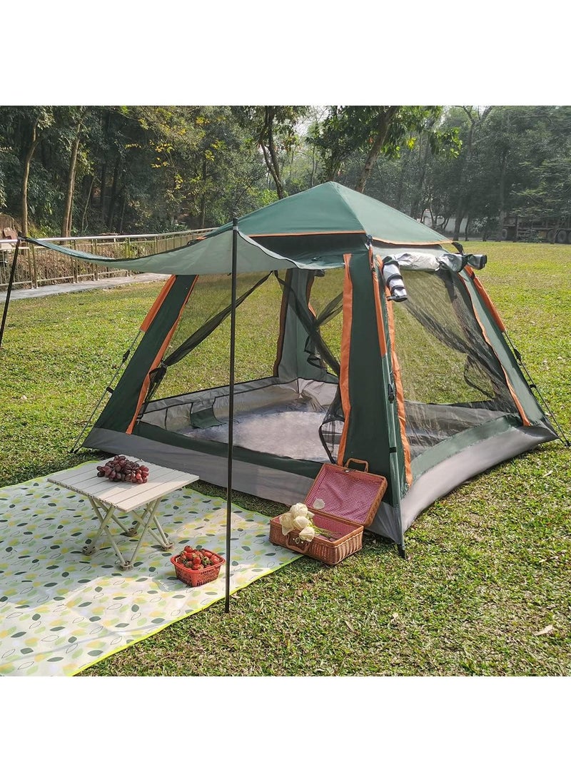 Pop Up Tents for Camping, 2-4 Person Camping Tents with Quick Setup Folding Pop Up Tent | Backpacking Tent for Hiking, Travel, or Beach | Inflatable Tents for Camping  Waterproof Tent for Beach Automatic