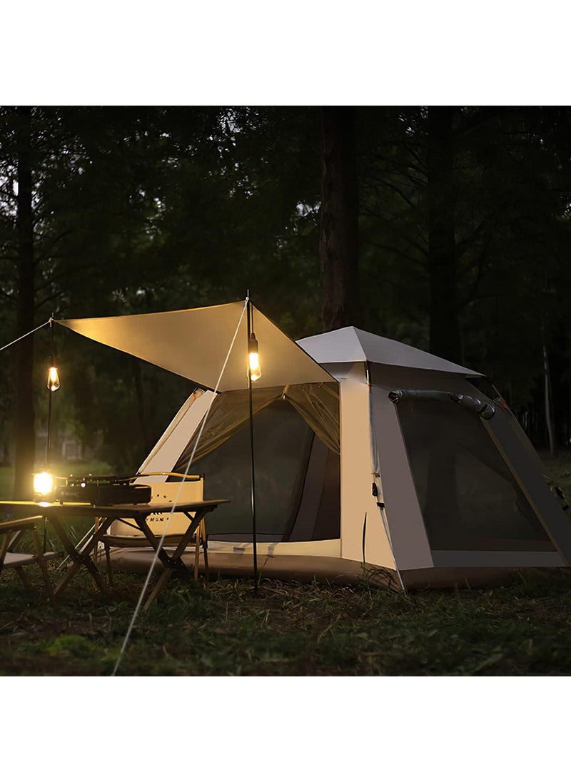 Pop Up Tents for Camping, 2-4 Person Camping Tents with Quick Setup Folding Pop Up Tent | Backpacking Tent for Hiking, Travel, or Beach | Inflatable Tents for Camping  Waterproof Tent for Beach Automatic