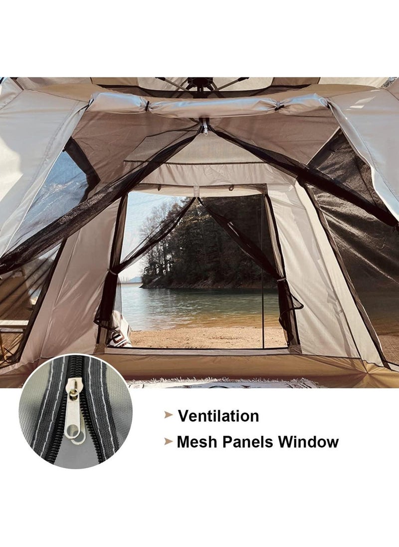 Pop Up Tents for Camping, 2-4 Person Camping Tents with Quick Setup Folding Pop Up Tent | Backpacking Tent for Hiking, Travel, or Beach | Inflatable Tents for Camping  Waterproof Tent for Beach Automatic