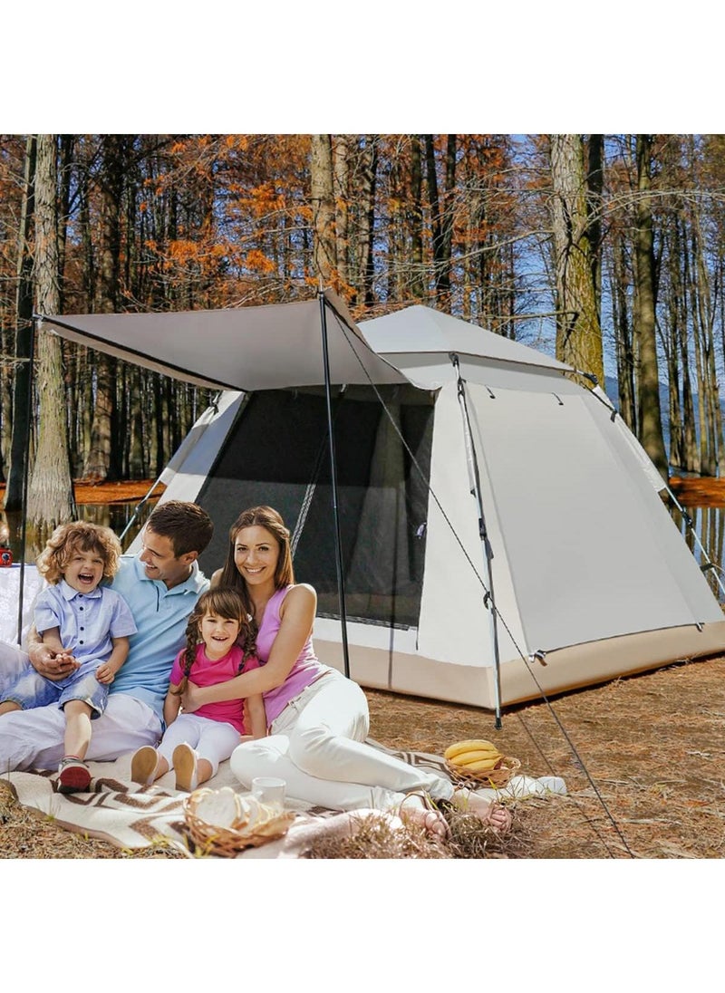 Pop Up Tents for Camping, 2-4 Person Camping Tents with Quick Setup Folding Pop Up Tent | Backpacking Tent for Hiking, Travel, or Beach | Inflatable Tents for Camping  Waterproof Tent for Beach Automatic