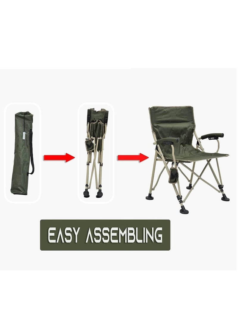 Best Camping Chair, Beach Chair, Garden Chair, Sun Lounger Folding Chair with Comfortable Carry Bag for Indoor Outdoor Trips Travel