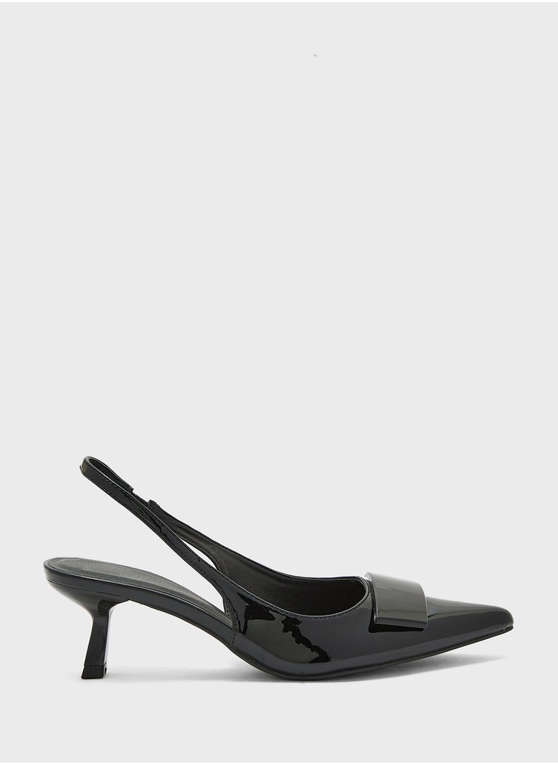 Pointy Sling Back Pump