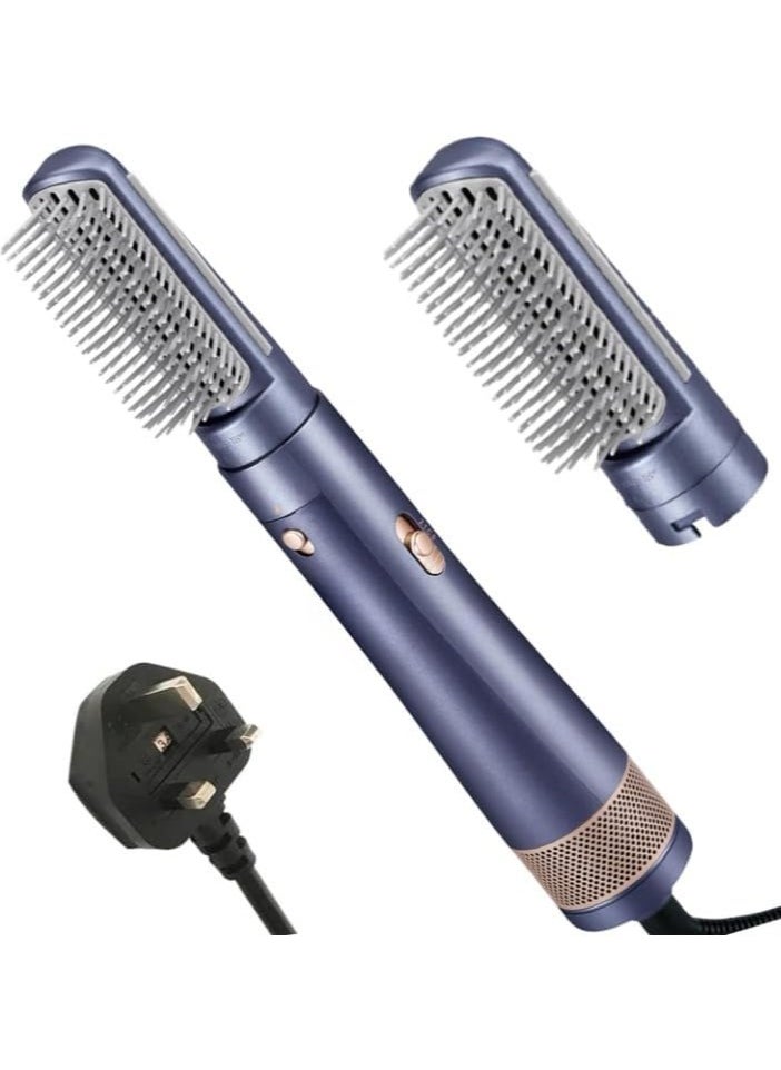 RE-2201-2 Hair Styler New Styling Tools Multifunctional Hairbrushes Negative Ion Blow Dryer for Hair Styling Drying, Volumizing & Curling, with Ion Care High-Speed Motor, with 2 Attachments.