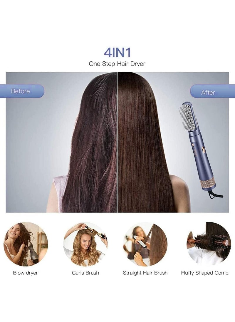 RE-2201-2 Hair Styler New Styling Tools Multifunctional Hairbrushes Negative Ion Blow Dryer for Hair Styling Drying, Volumizing & Curling, with Ion Care High-Speed Motor, with 2 Attachments.