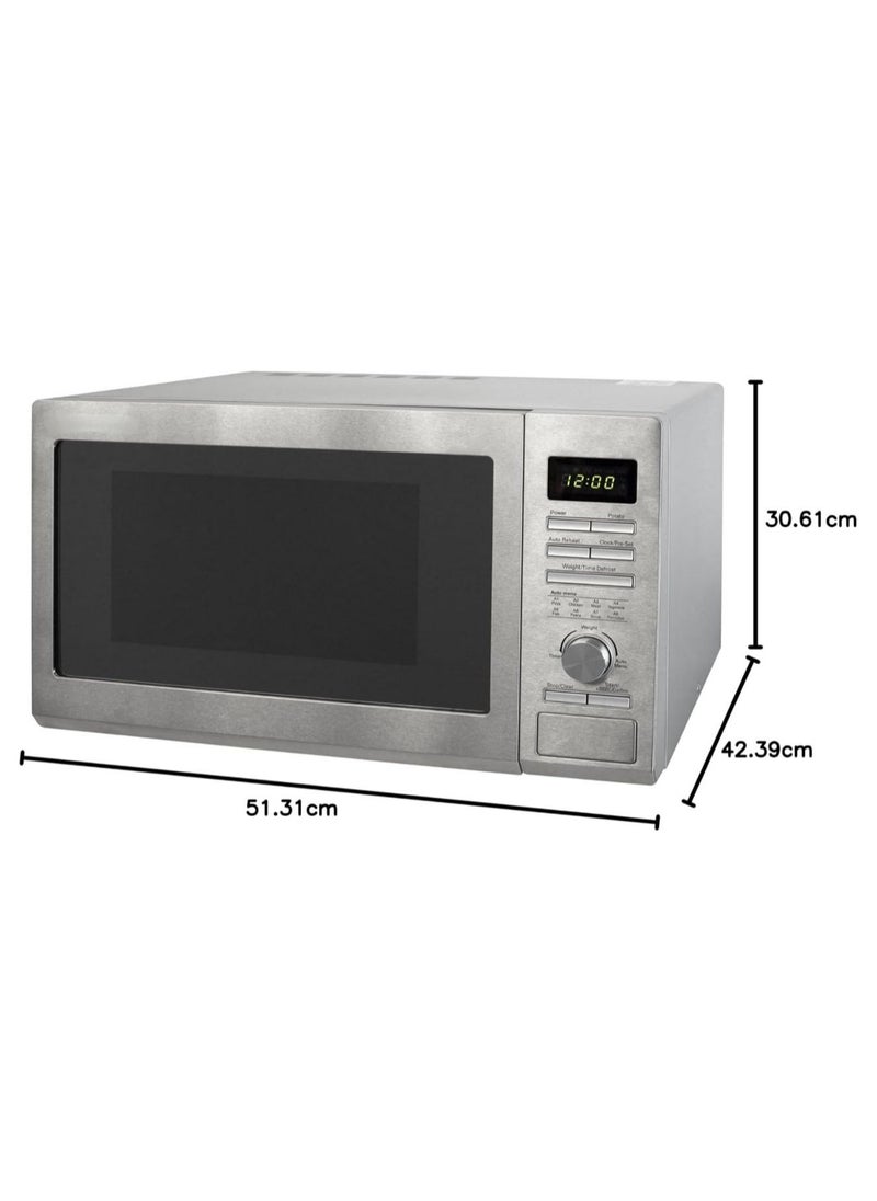 20L Digital 900w Solo Microwave Stainless Steel.