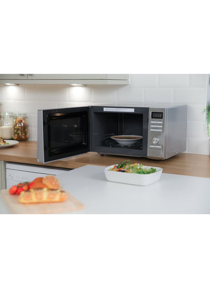 20L Digital 900w Solo Microwave Stainless Steel.