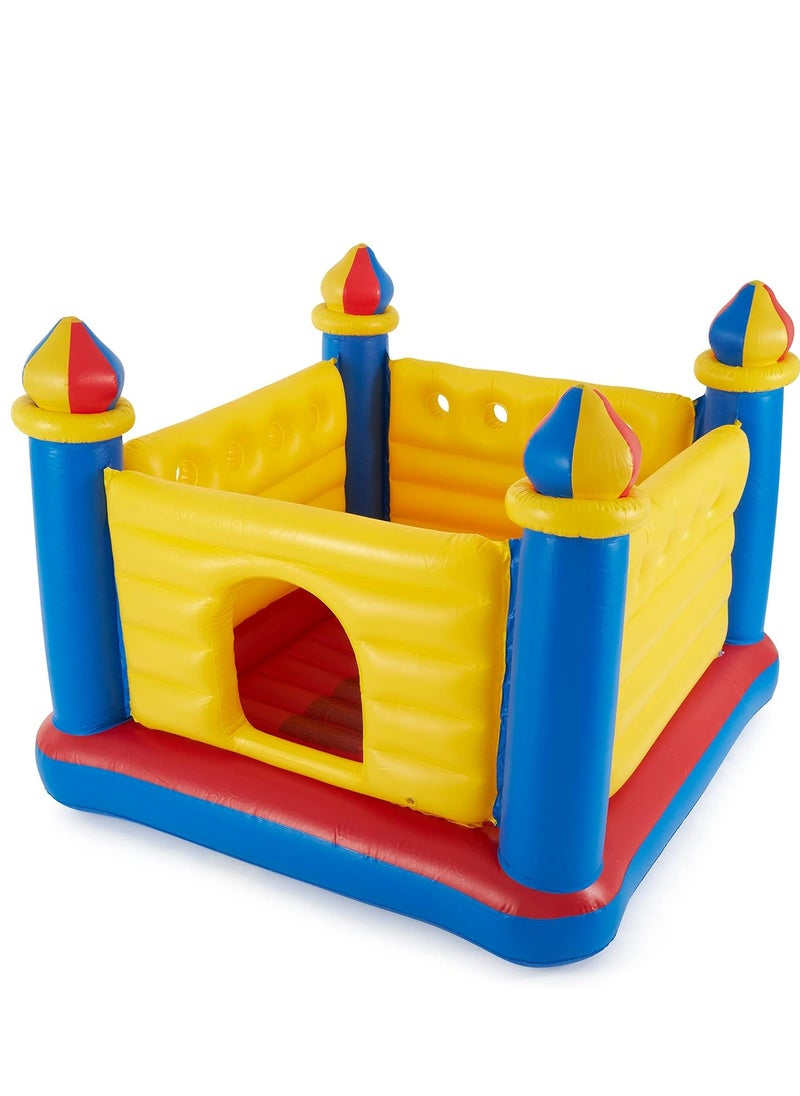 Jump-O-Lene Inflatable Bouncer Castle House 1.75m x 1.75m x 1.35m