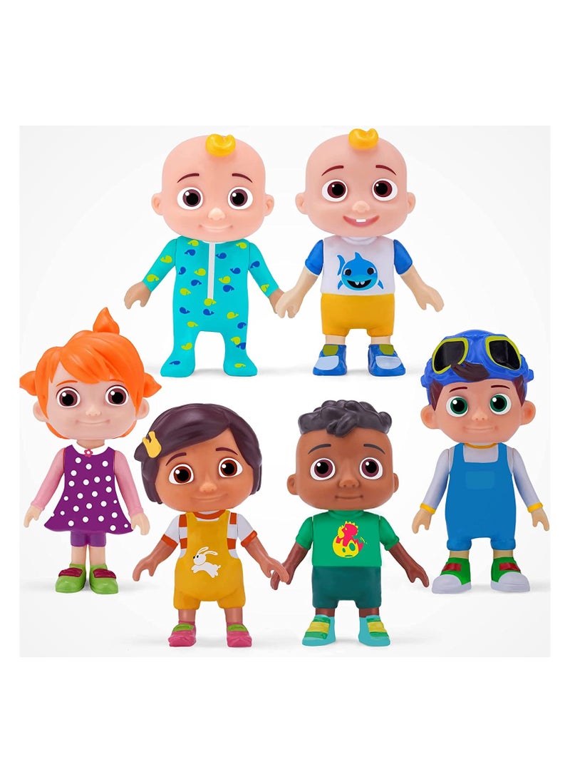 Character Friends & Family, 6 Figure Pack – Toys for Babies and Toddlers – 6 Inch