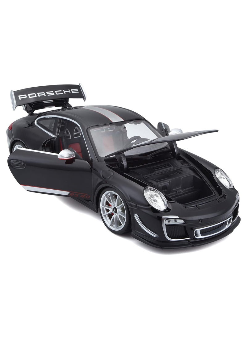 Porsche GTS RS 4.0 Diecast (Black/White)