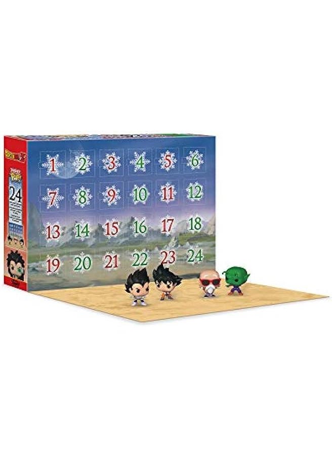 Advent Calendar: Dragon Ball Z - Goku - 24 Days of Surprise - Collectible Vinyl Mini Figures - Mystery Box - Gift Idea - Holiday Xmas for Girls, Boys & Kids - Christmas Countdown