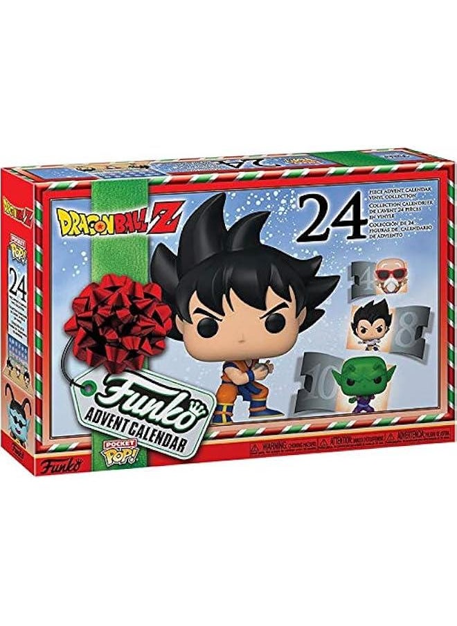 Advent Calendar: Dragon Ball Z - Goku - 24 Days of Surprise - Collectible Vinyl Mini Figures - Mystery Box - Gift Idea - Holiday Xmas for Girls, Boys & Kids - Christmas Countdown