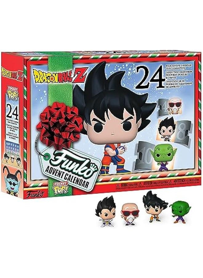 Advent Calendar: Dragon Ball Z - Goku - 24 Days of Surprise - Collectible Vinyl Mini Figures - Mystery Box - Gift Idea - Holiday Xmas for Girls, Boys & Kids - Christmas Countdown