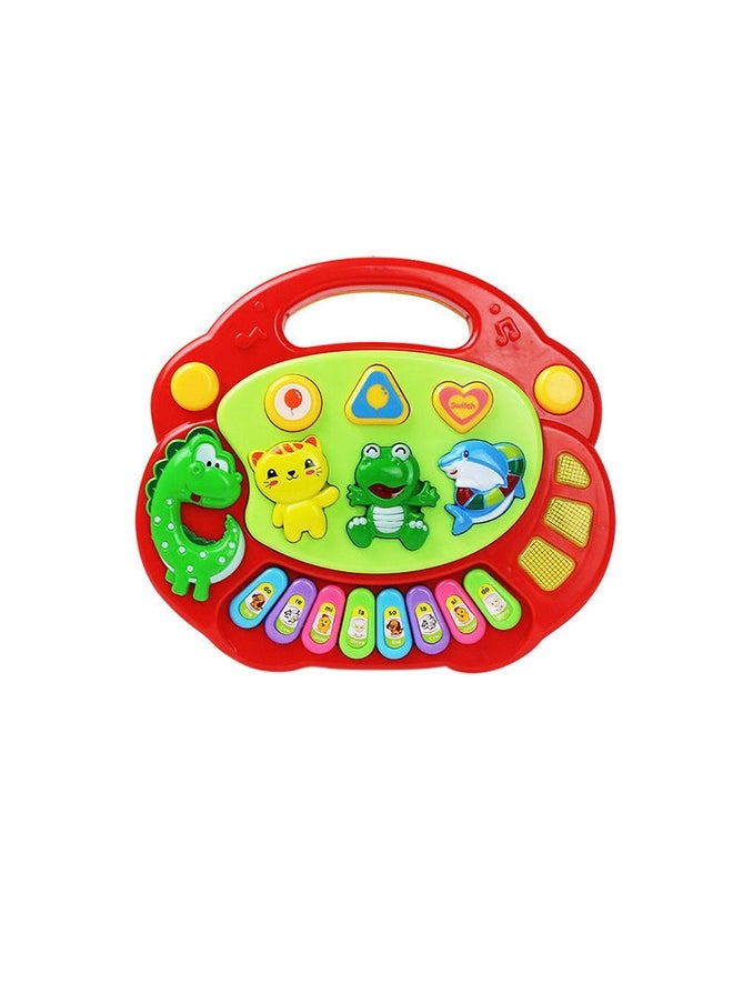 Children's Electronic Organ Toy Multi-functional Animal Music Piano Baby Enlightenment Infant Educational Toys 18x16.5x3.5cm