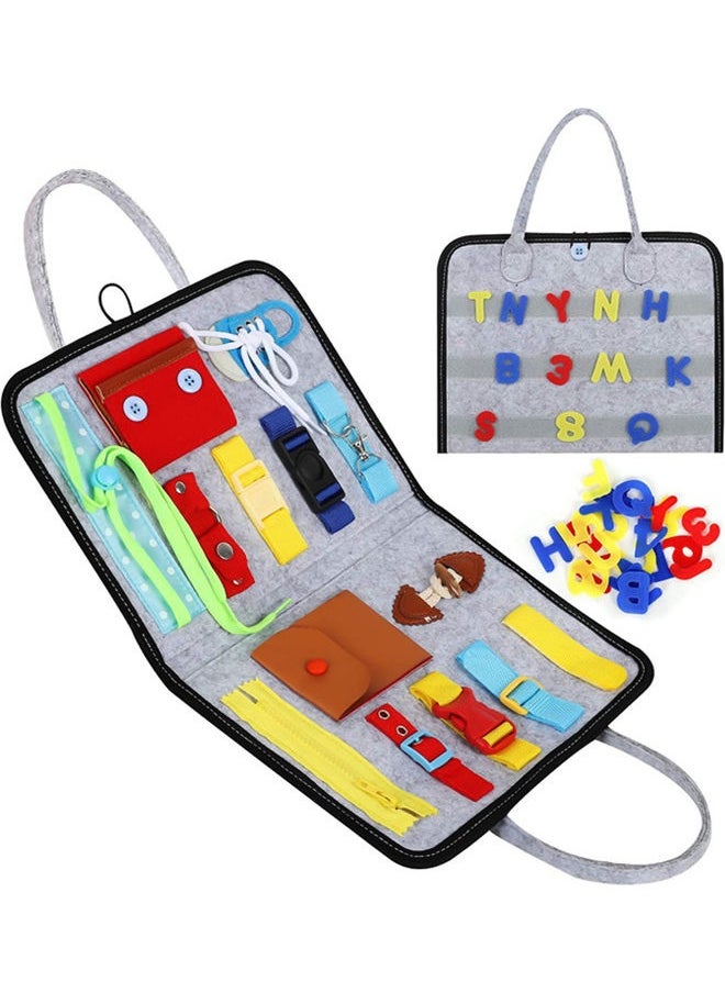 Sensory Toddler Busy Activity Board