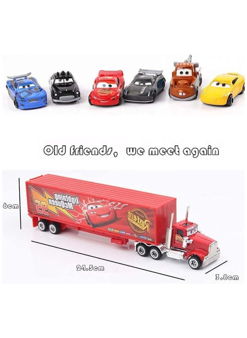 7 Pieces Cars Toy Set Deluxe Cars Toy Set