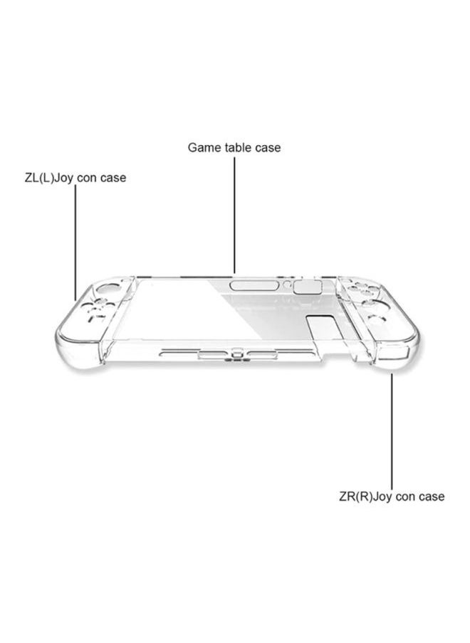 Protective Case Cover For Nintendo Switch, Crystal Clear Protective Case Shockproof and Scratchproof with Stand Function Cover