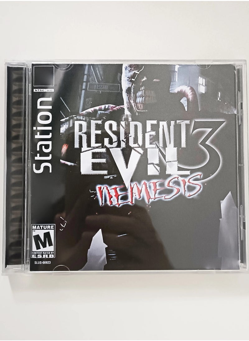 PS1 Resident Evil3 Copy Disc Game Black Bottom Unlock Console Station 1 Retro Optical Driver Video Game Part