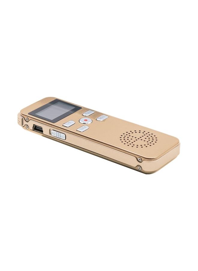 JNN X26 Mini Portable Voice Recorder with OLED Screen, Memory:8GB(Gold)