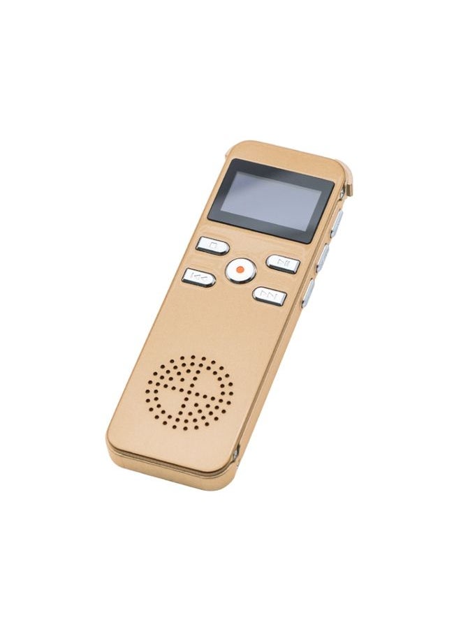 JNN X26 Mini Portable Voice Recorder with OLED Screen, Memory:8GB(Gold)