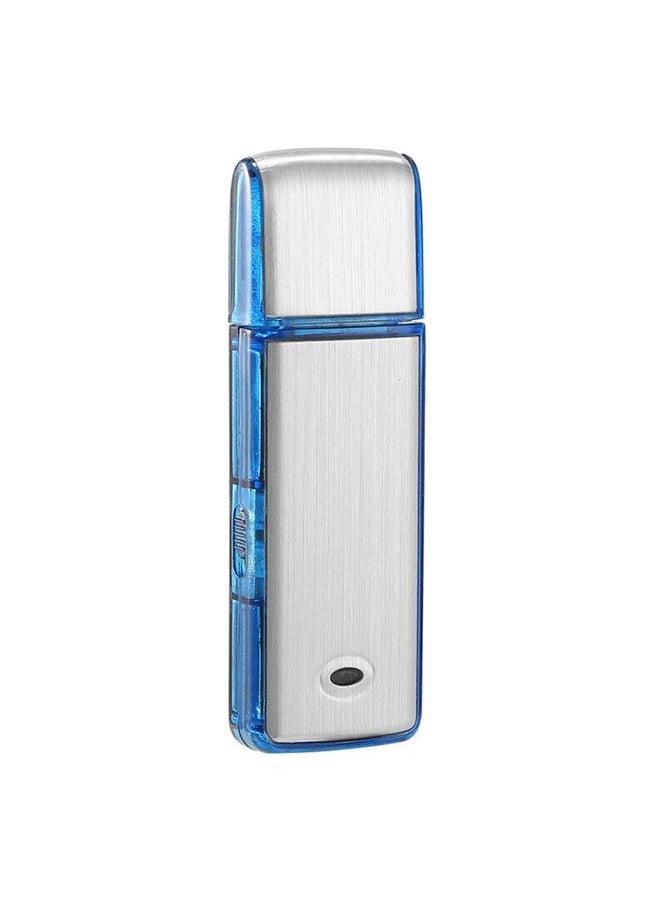 SK858 32GB Rechargeable Portable U-Disk Meeting Voice Recorder (Blue)