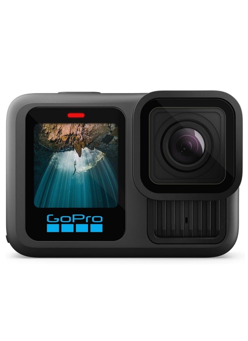 GoPro HERO13 Black - Waterproof Action Camera with 5.3K60 Video, 27MP Photo + Compatibility with HB-Series Lenses