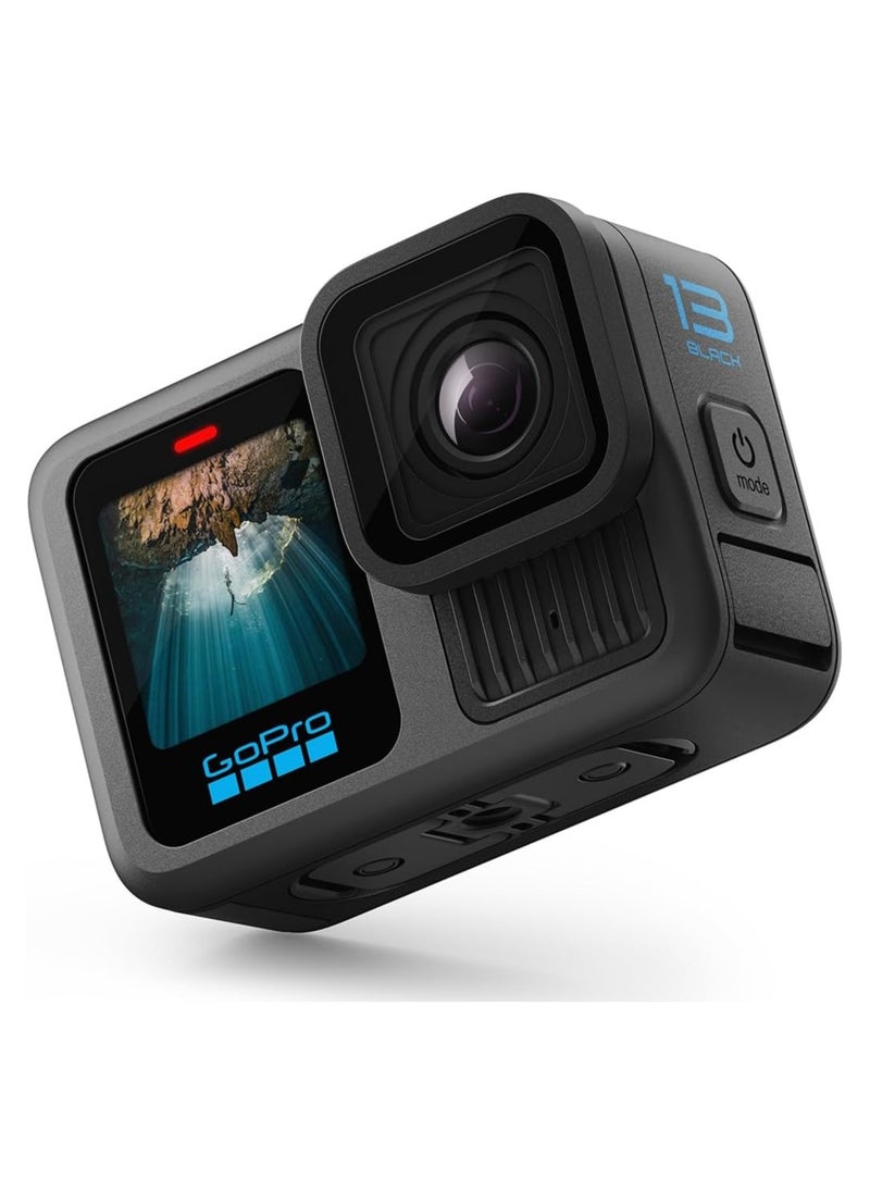 GoPro HERO13 Black - Waterproof Action Camera with 5.3K60 Video, 27MP Photo + Compatibility with HB-Series Lenses