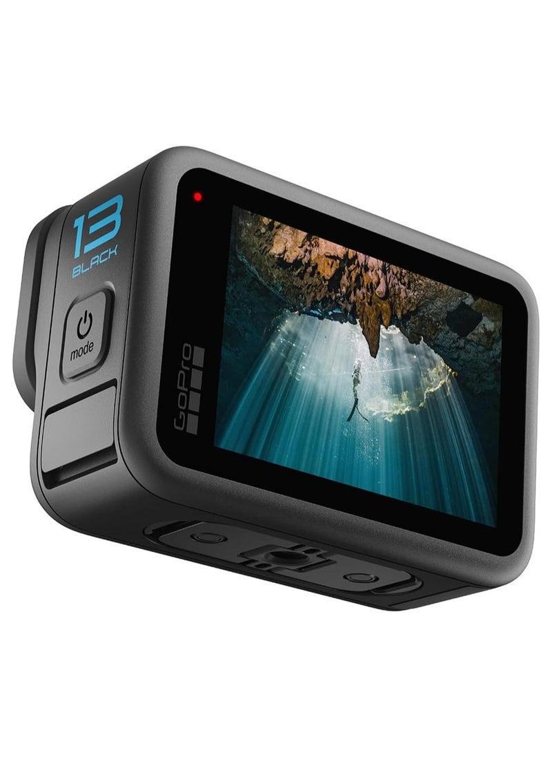 GoPro HERO13 Black - Waterproof Action Camera with 5.3K60 Video, 27MP Photo + Compatibility with HB-Series Lenses