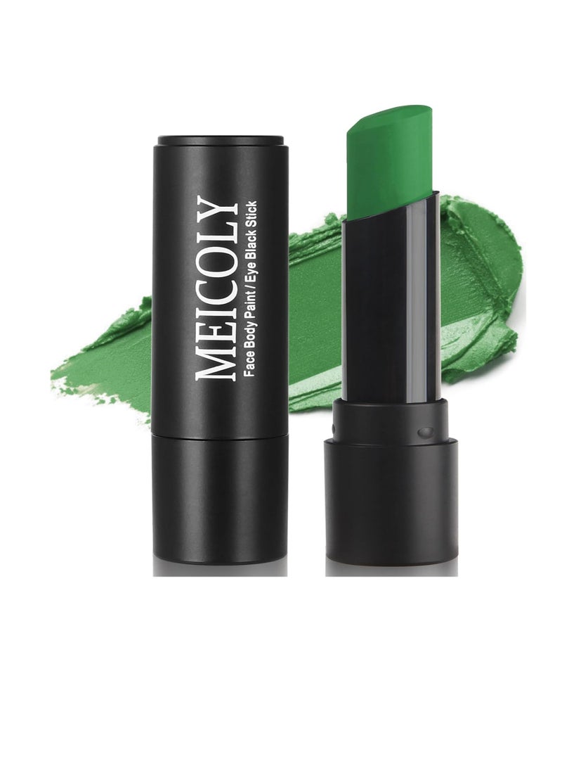 MEICOLY Green Face Body Paint Stick for Stocking Stuffers for Christmas,Hunting Hulk Gamora Green Face Paint,Green Eye Black Stick for Baseball/Softball/Football/Lacrosse