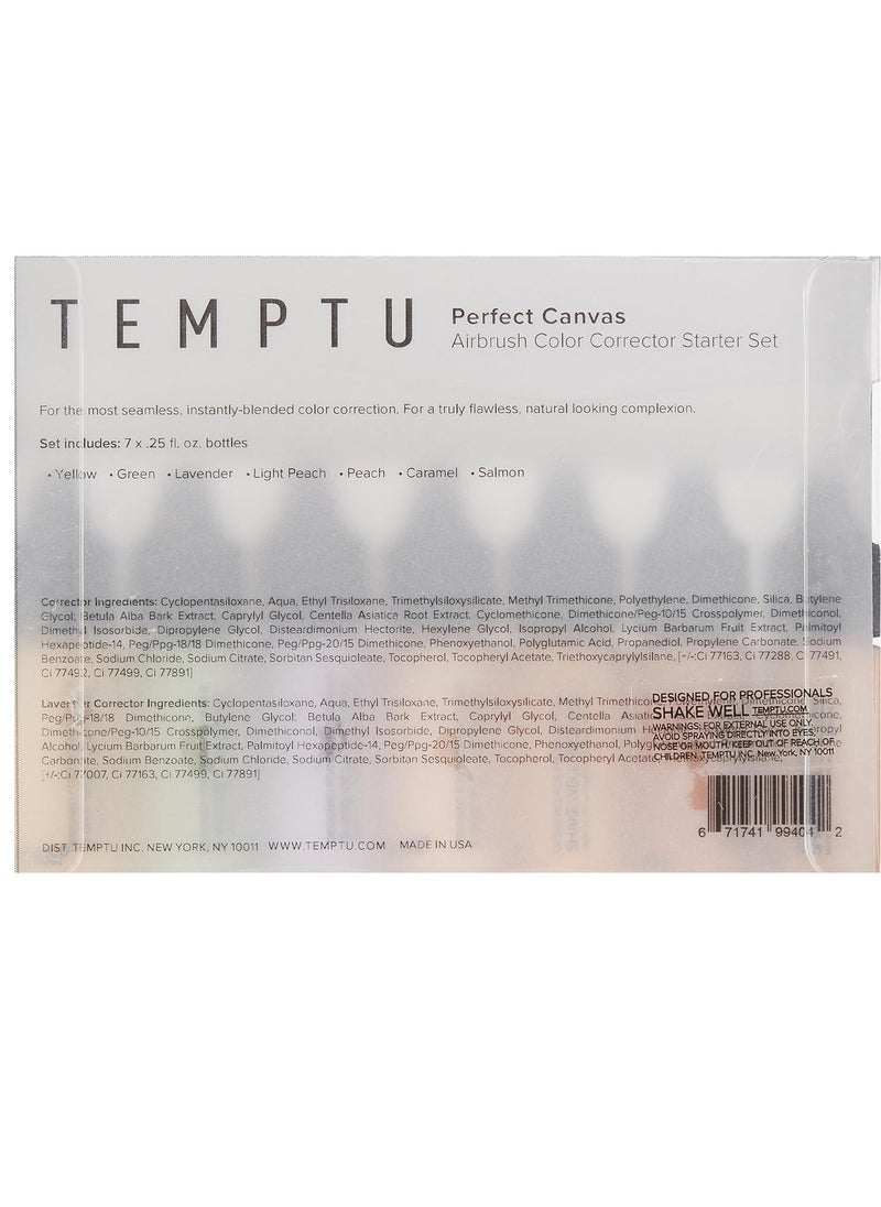 7-Piece Perfect Canvas Airbrush One Step Concealer And Color Corrector Starter Set