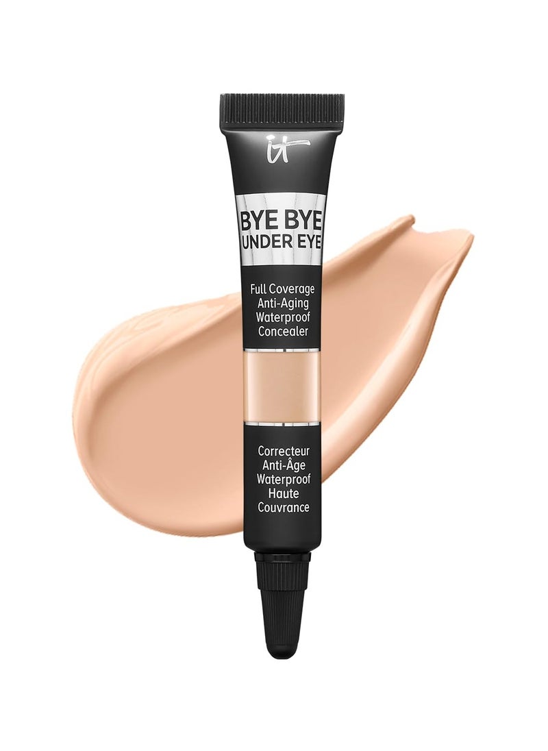 IT Cosmetics Bye Bye Under Eye Full Coverage Concealer -Travel Size - for Dark Circles, Fine Lines, Redness & Discoloration - Waterproof - Natural Finish – 0.11 fl oz