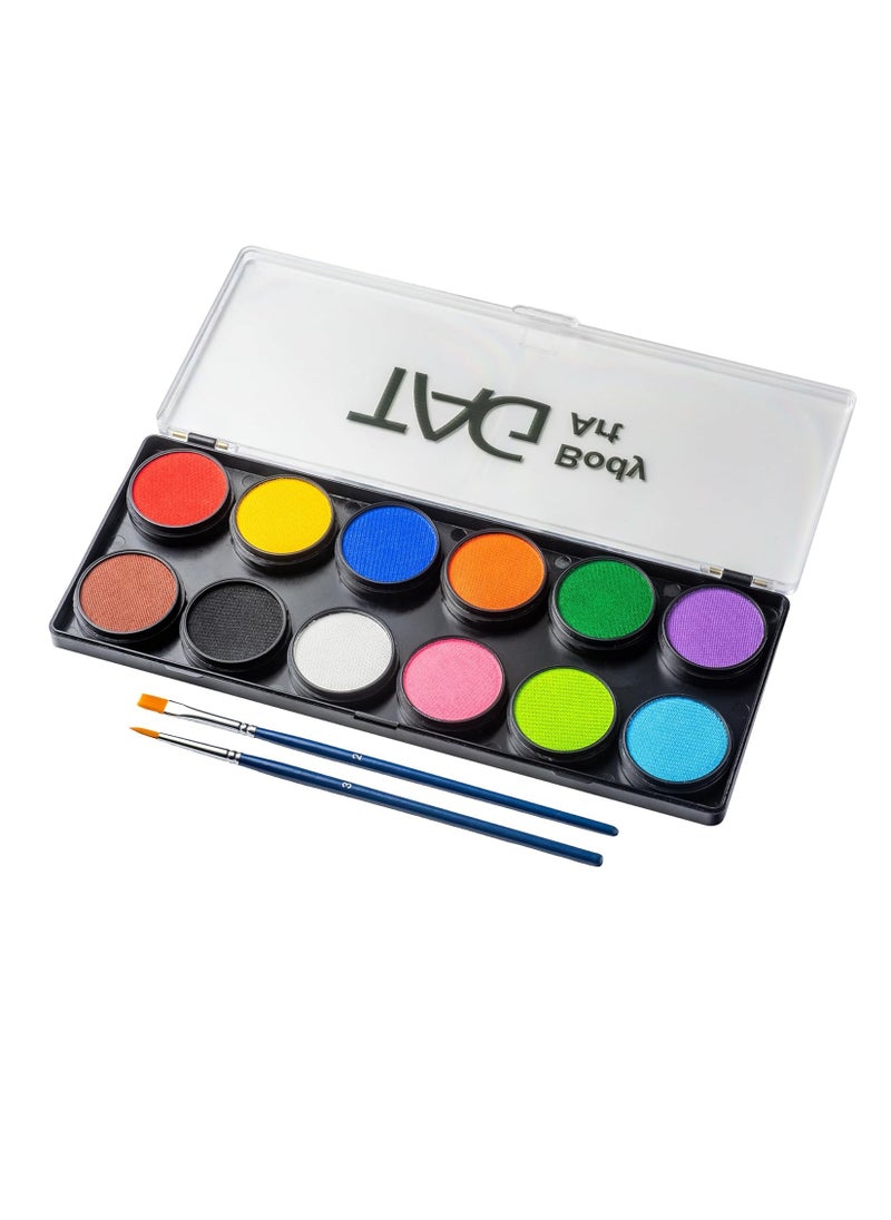 TAG Face & Body Paint - Regular Palette 12 x 10g