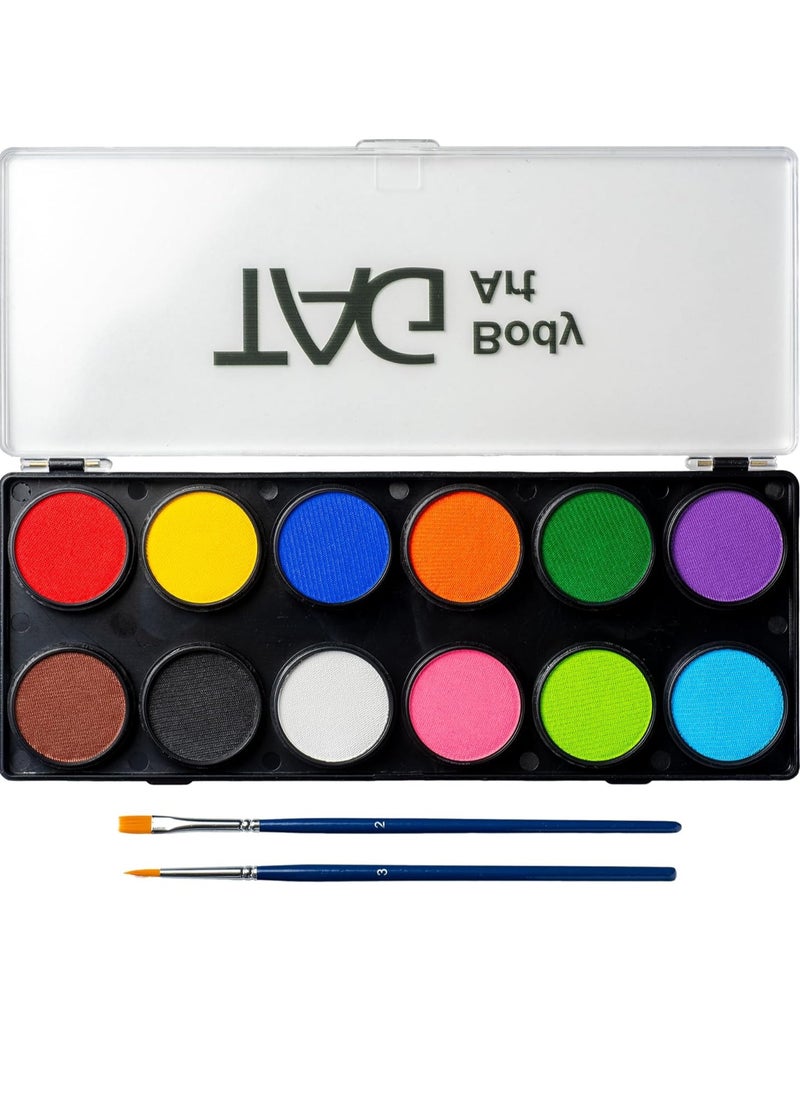 TAG Face & Body Paint - Regular Palette 12 x 10g