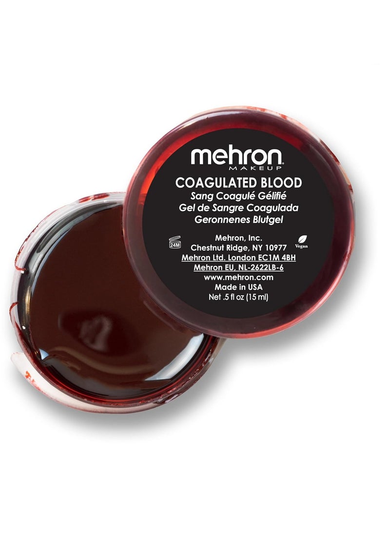 Mehron Makeup Coagulated Blood | Fake Blood Makeup | SFX Makeup for Halloween | 0.5 oz (14 g)