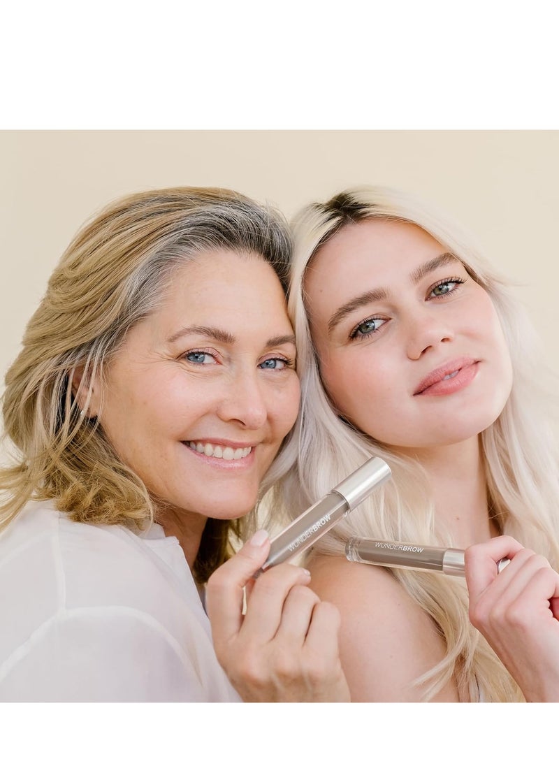 WUNDERBROW Waterproof Eyebrow Gel, Brunette, Vegan and Cruelty-Free