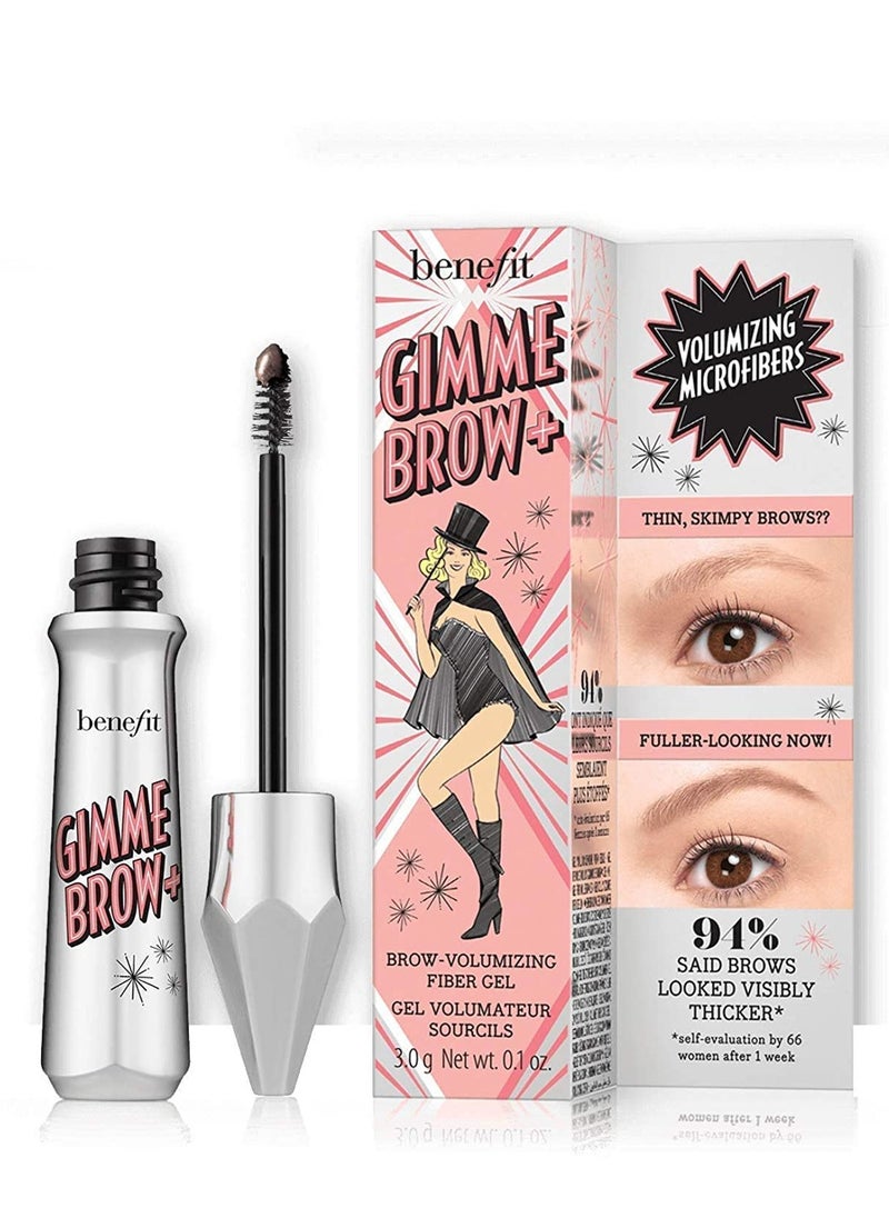 Benefit Gimme Brow Volumizing Fiber Gel # 3 Medium Neutral 0.1 Ounce