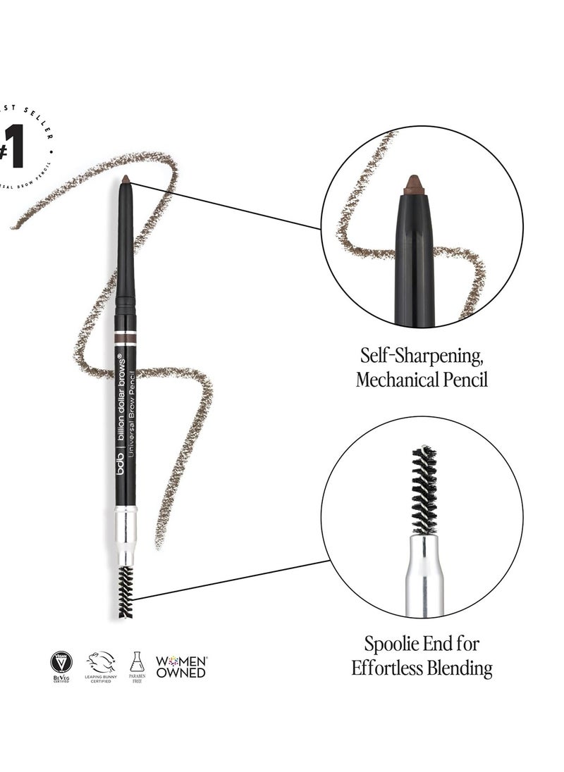 Billion Dollar Brows Universal Eyebrow Pencil, 0.009 oz.