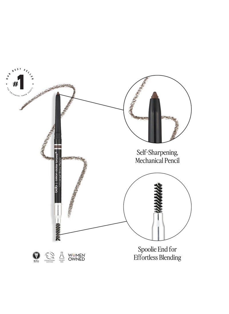 Billion Dollar Brows Universal Eyebrow Pencil, 0.009 oz.