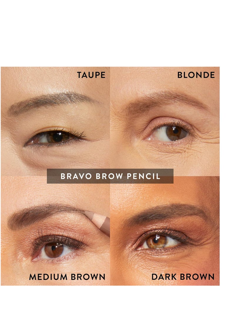 LAURA GELLER NEW YORK Bravo Brows Soft Pencil + Brush, Blonde