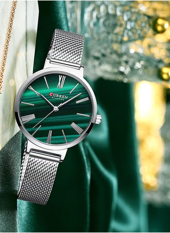Women's Elegant Waterproof Stainless Steel Mesh BAnd Quartz Watch