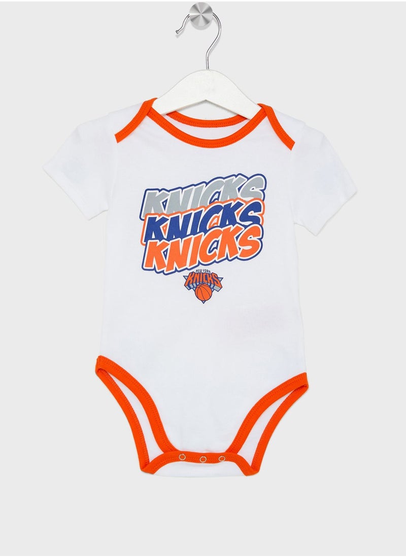 Kids 2 Pack New York Knicks Monterey Tie Dye Creeper T-Shirt