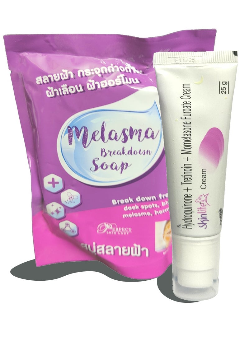 Effective Melasma treatment combined with skinlite cream