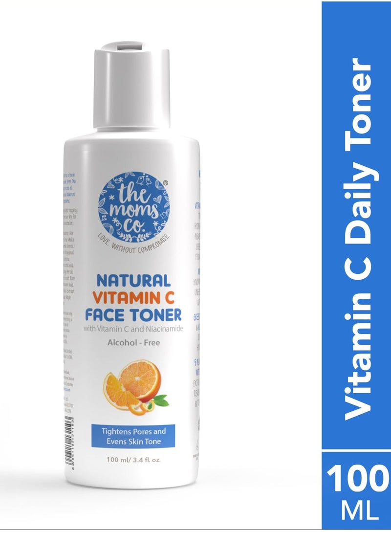 Natural Daily Vitamin C Face Toner, Alcohol-free, Tighten Pore, Hydrate Skin ( 100 ml)