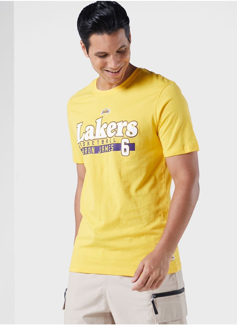 NBA Lebron James Los Angeles Lakers Glow Up T-Shirt