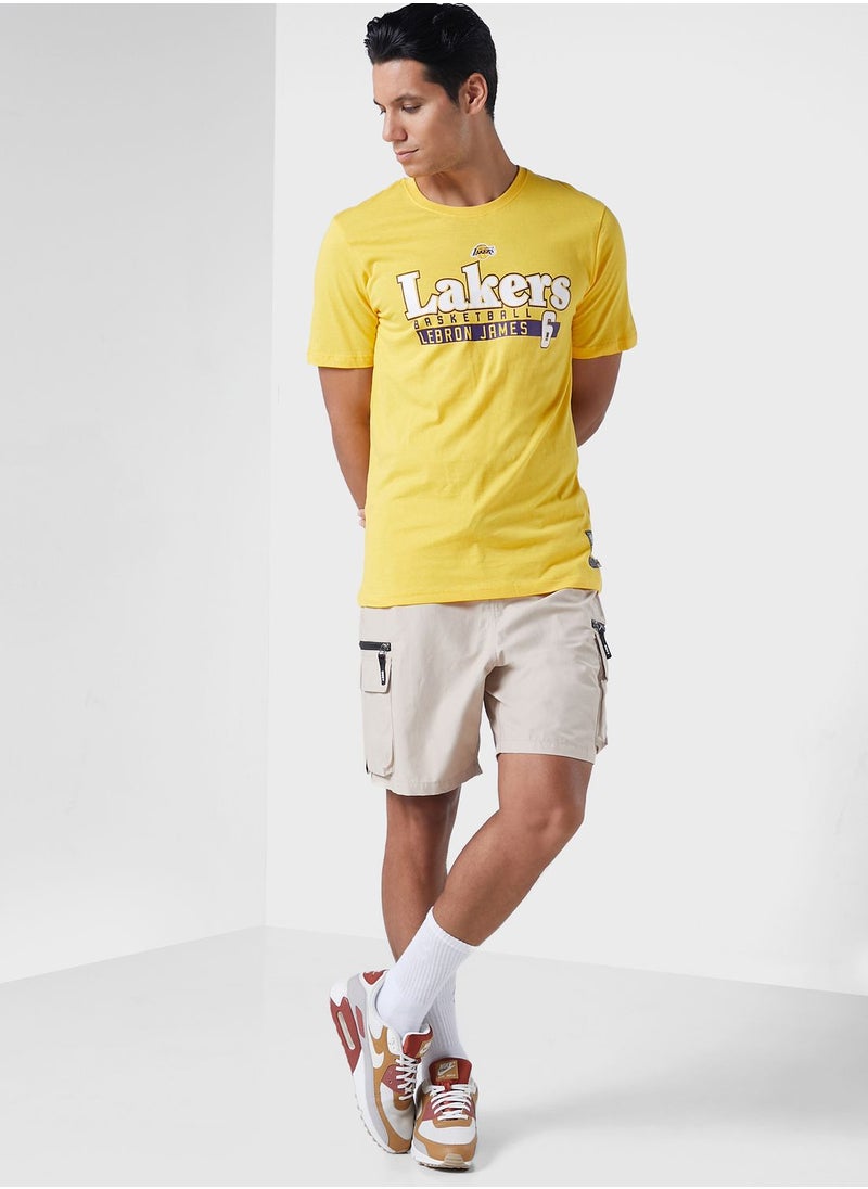 NBA Lebron James Los Angeles Lakers Glow Up T-Shirt