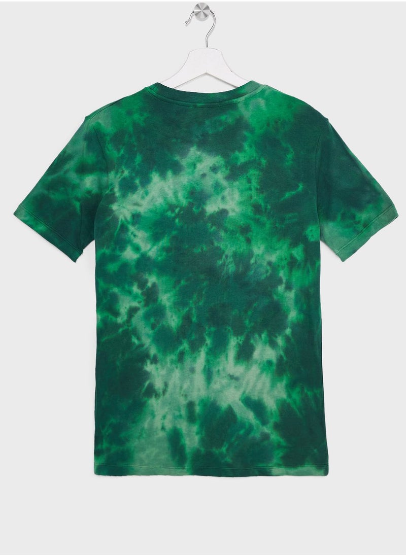 Milwaukee Bucks  School Of Rock Bleach Out T-Shirt