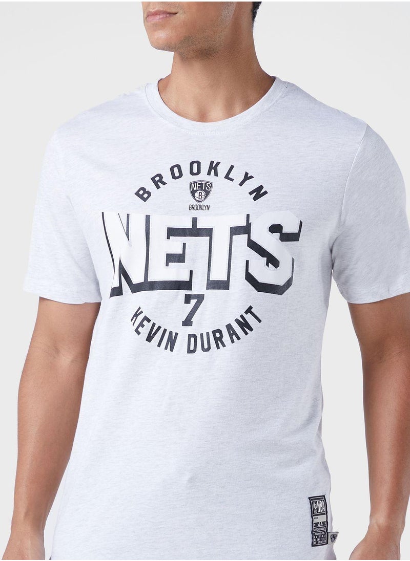 NBA Durant Kevin Brooklyn Nets Locked Up T-Shirt