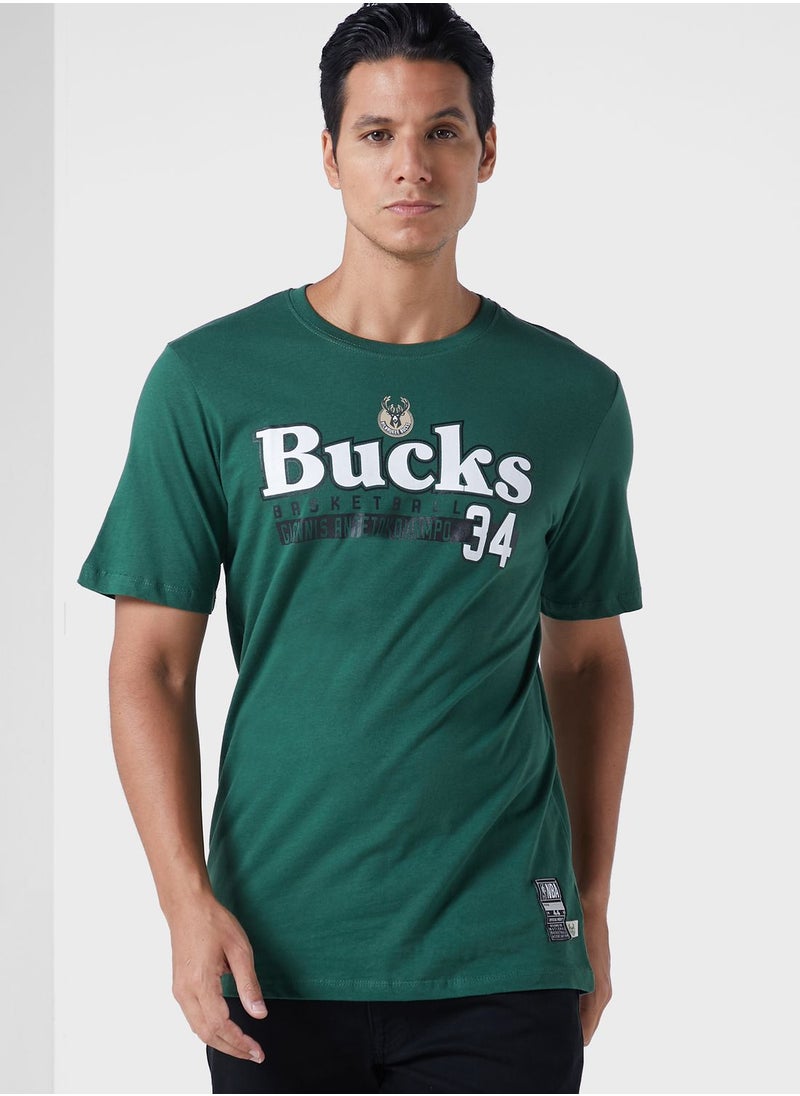 NBA Antetokounmpo Giannis Milwaukee Bucks T-Shirt