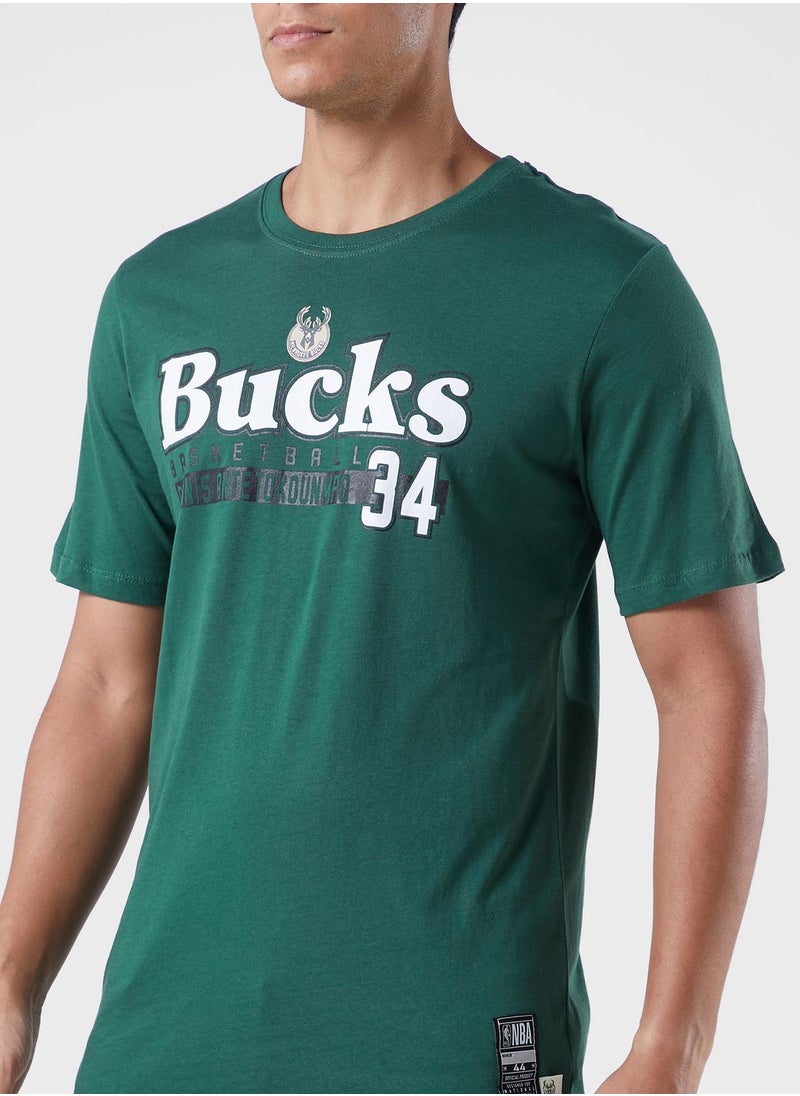 NBA Antetokounmpo Giannis Milwaukee Bucks T-Shirt