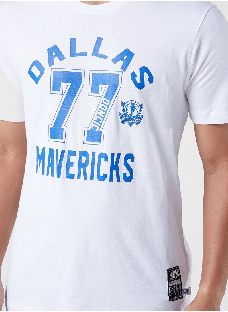 NBA Doncic Luka Dallas Mavericks Flip Mode N&N T-Shirt