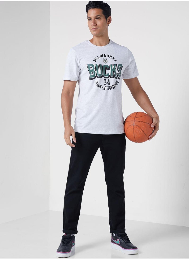 NBA Antetokounmpo Giannis Milwaukee Bucks T-Shirt